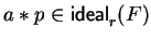 $a \ast p \in {\sf ideal}_{r}^{}(F)$