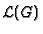 $ \mathcal{L}(G)$