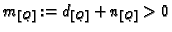 $ m_{[Q]}:=d_{[Q]}+n_{[Q]}>0$